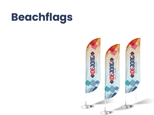De Jong Reclame Signbedrijf Beachflags
